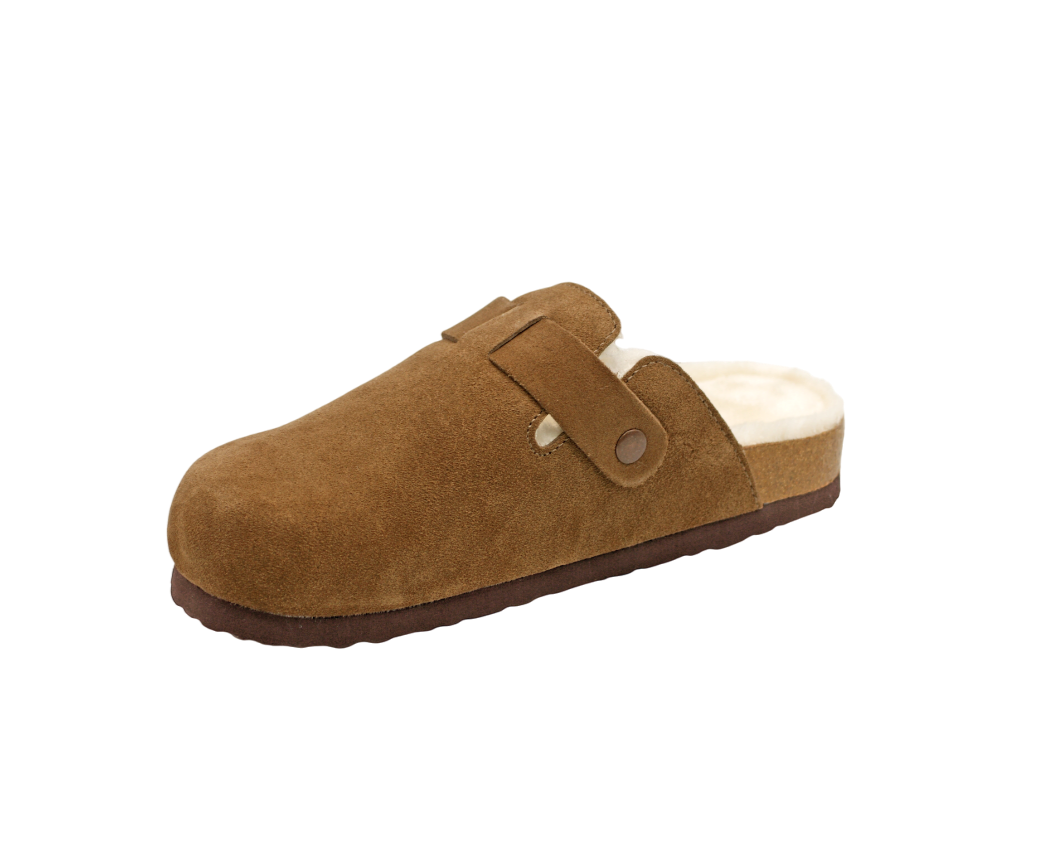 148 | Clogs de Camurça Forradas com Pelo