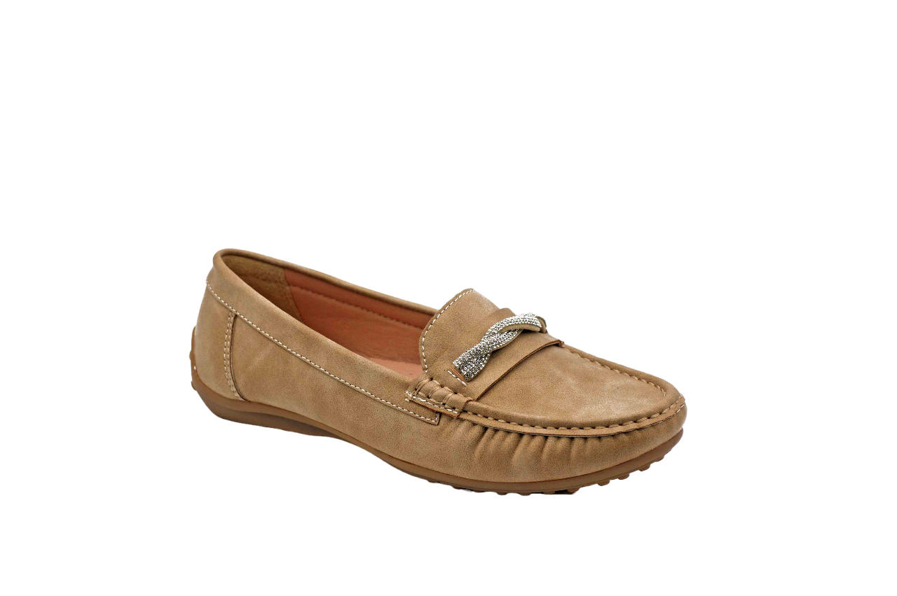 2092 | Mocasín con aplicación brillante