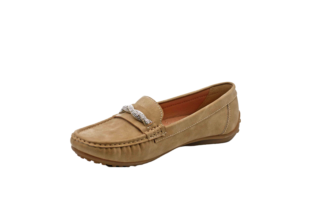 2092 | Mocasín con aplicación brillante