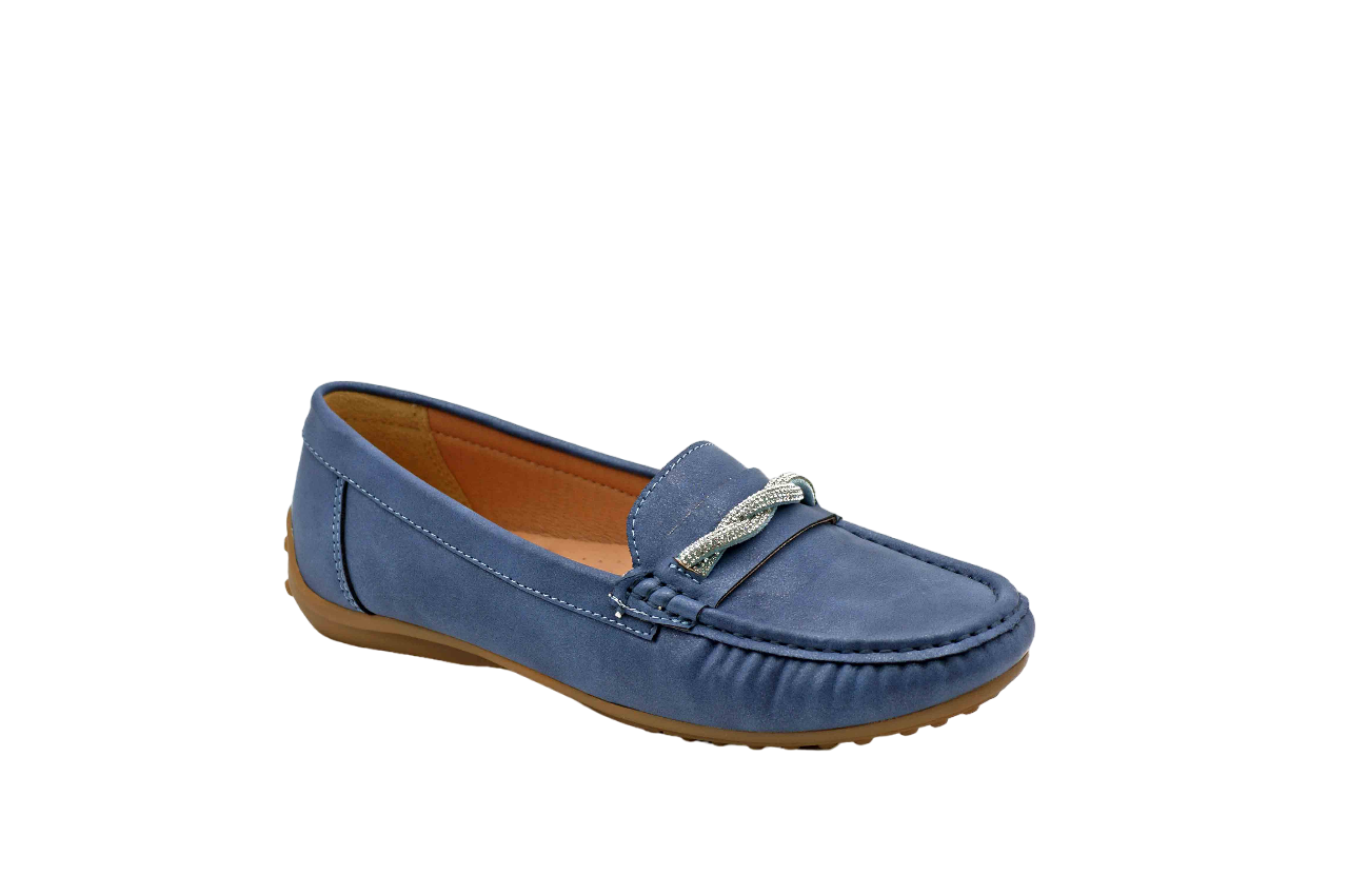 2092 | Mocasín con aplicación brillante