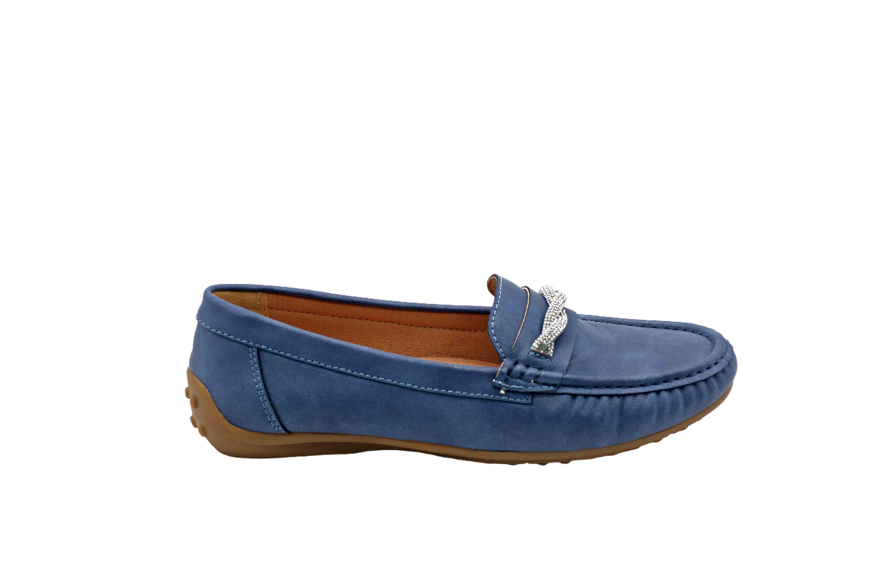 2092 | Mocasín con aplicación brillante