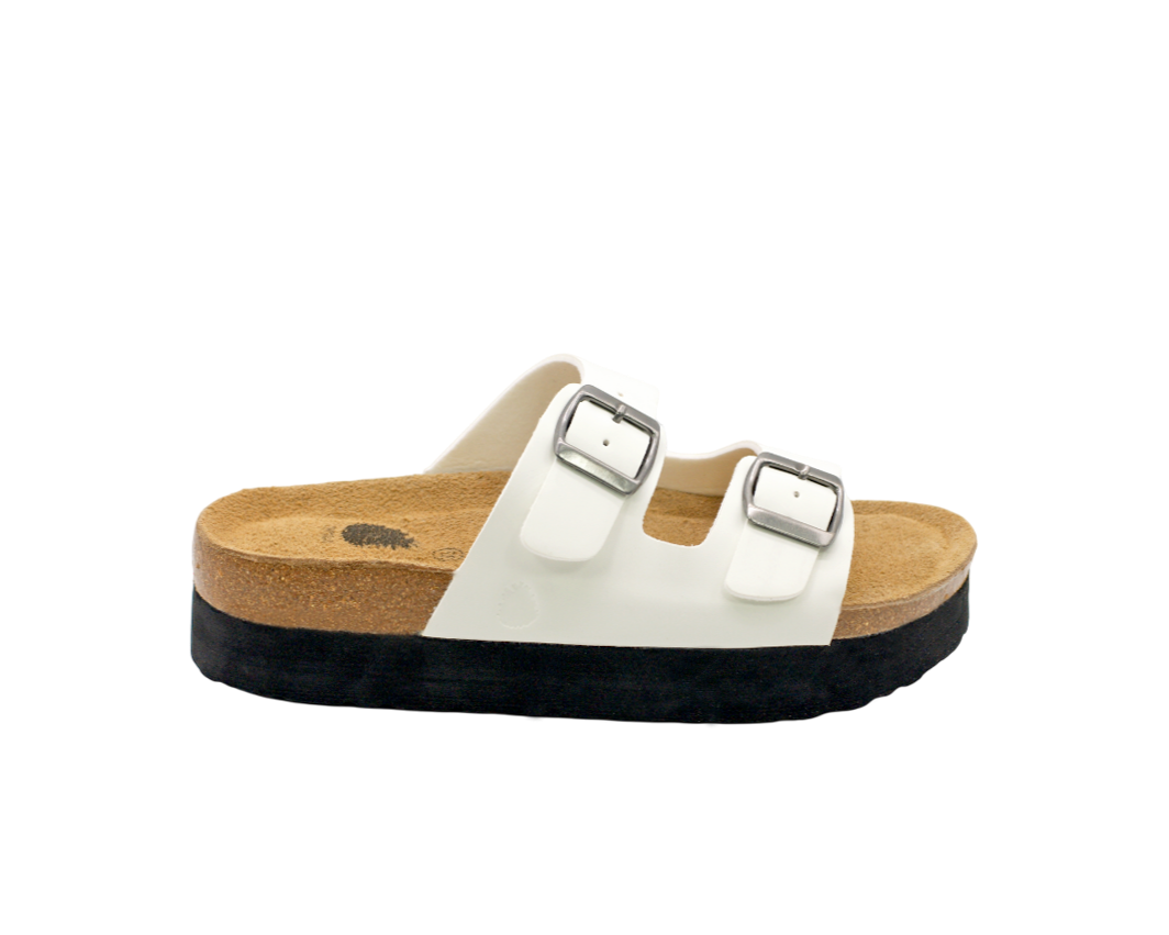 3015 | Chinelo de duas fivelas com plataforma