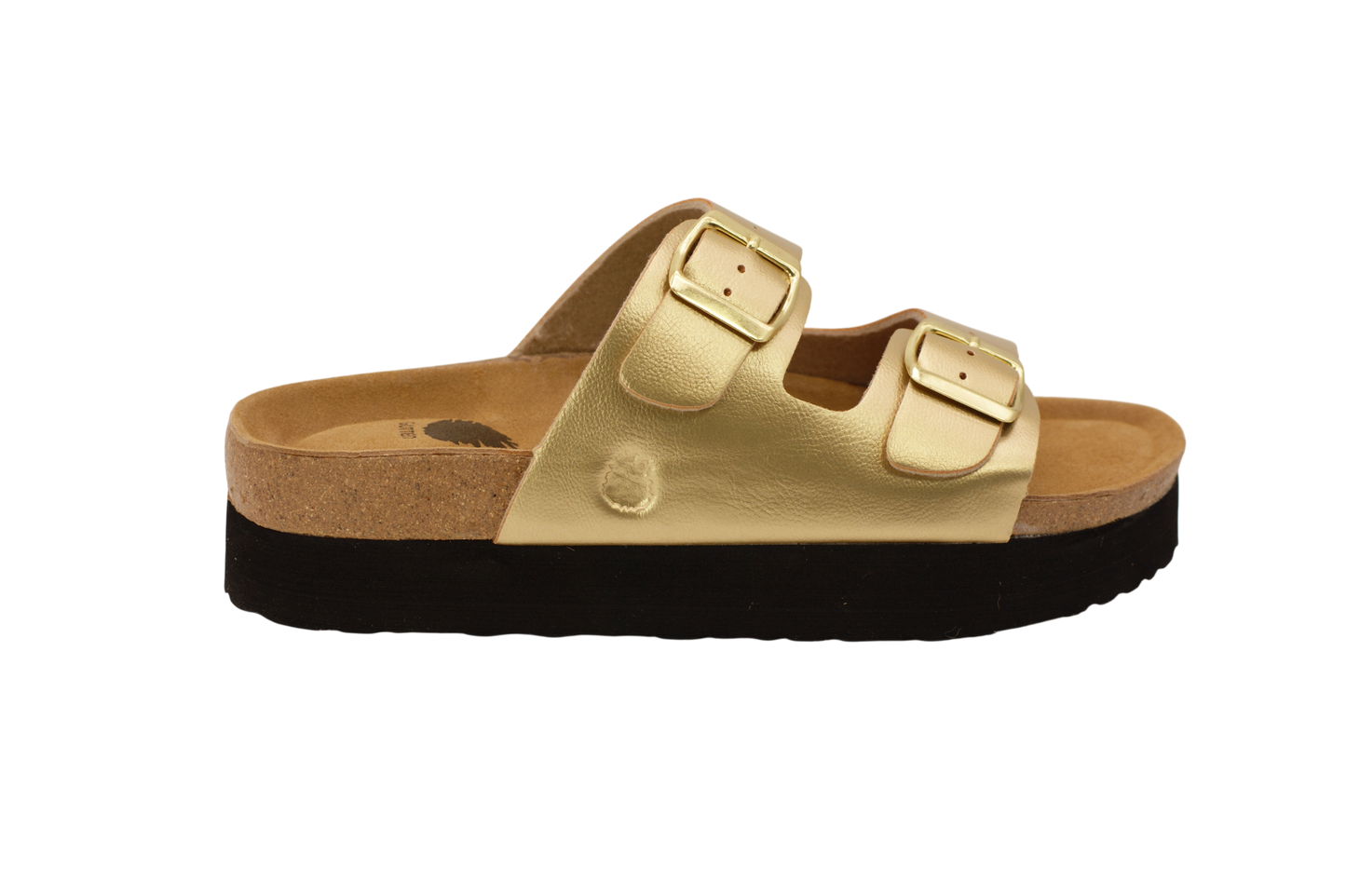 3015 | Chinelo de duas fivelas com plataforma