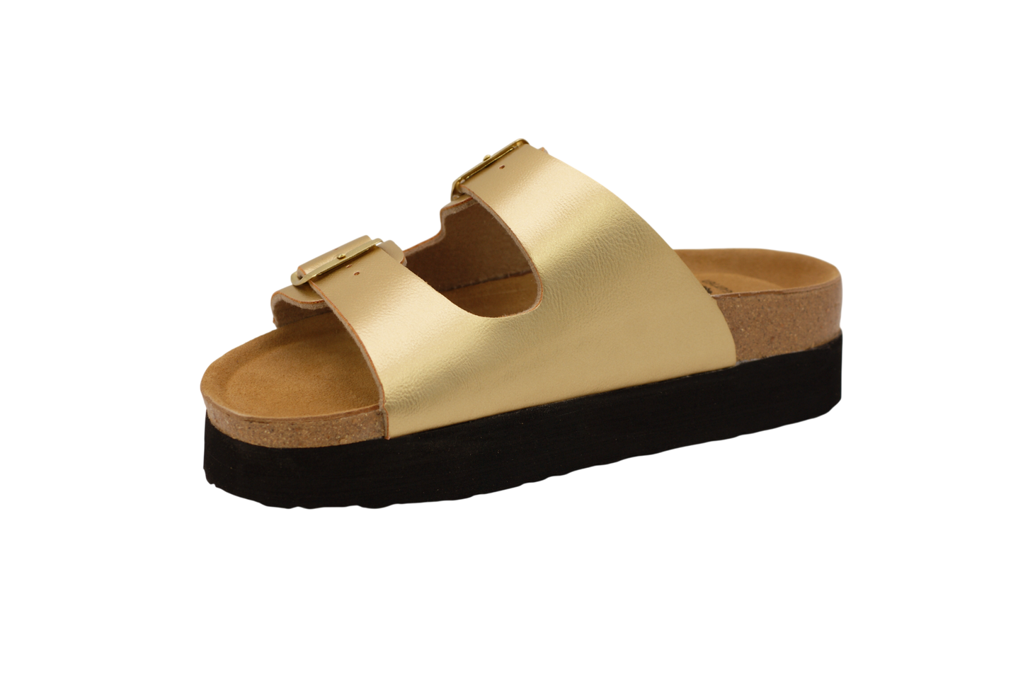 3015 | Chinelo de duas fivelas com plataforma