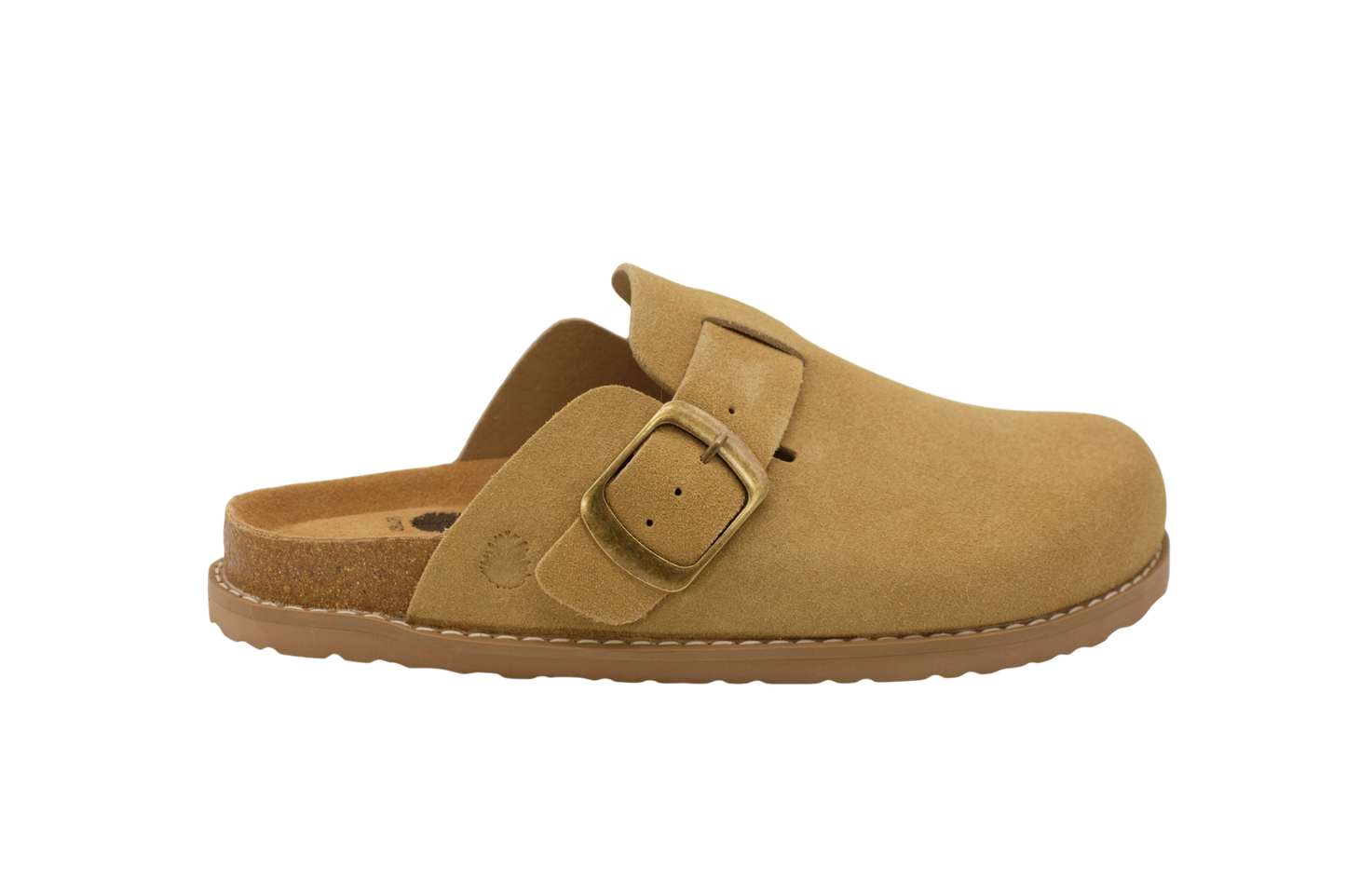 3123 | Clogs de camurça com fivela