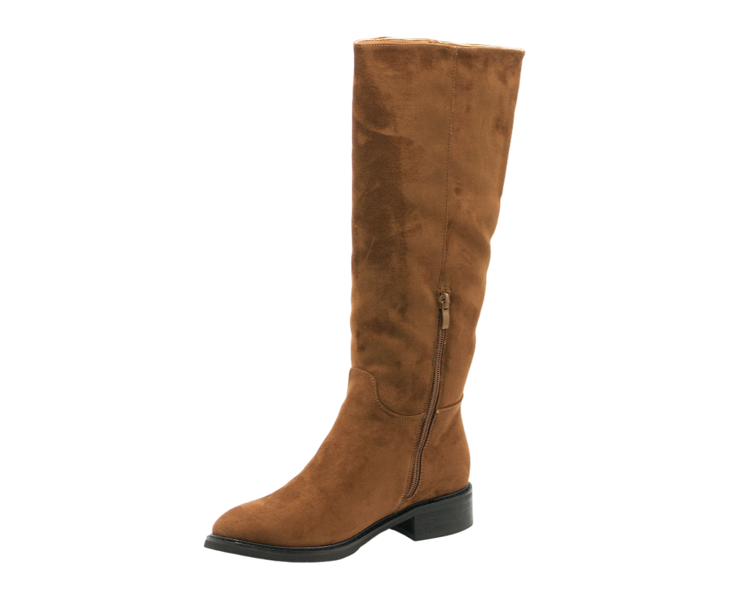 185 | Bota Cavaleira Com Aplique Dourado