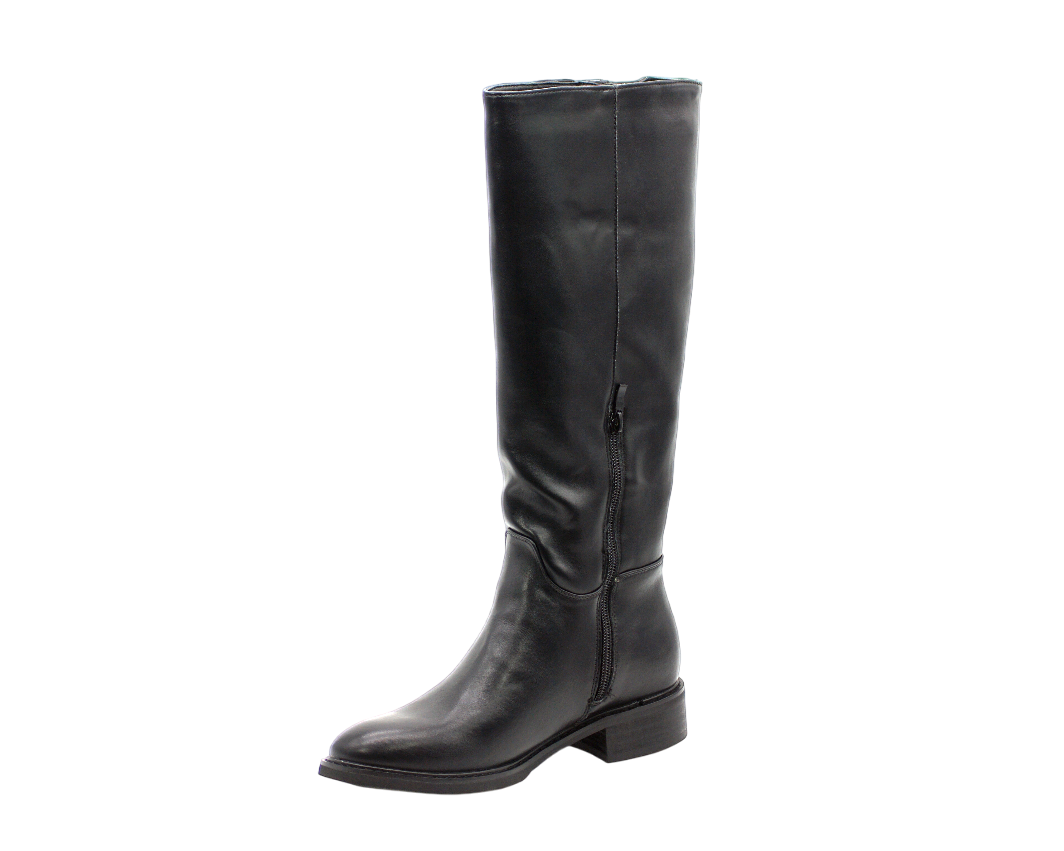 185 | Bota Cavaleira Com Aplique Dourado