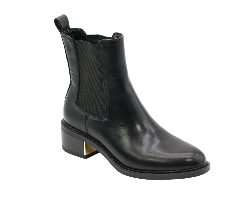 176 | Bota Chelsea com Detalhe Dourado