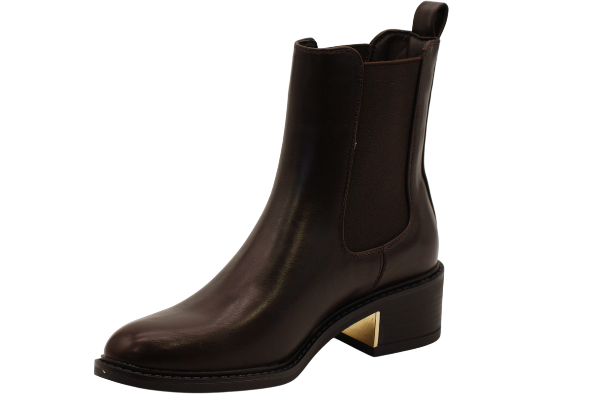 245 | Botins Chelsea Clássicos com Detalhe Dourado